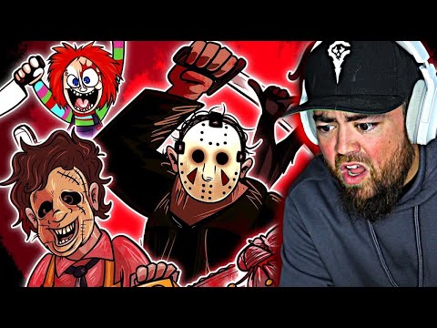 Rapper Reacts to SLASHER RAP CYPHER | HALLOWEEN RAP CYPHER 