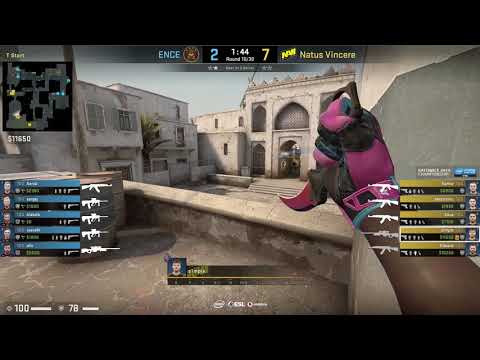 CS:GO POV Demo Na'Vi S1mple (18/4) vs ENCE (de_dust2)
