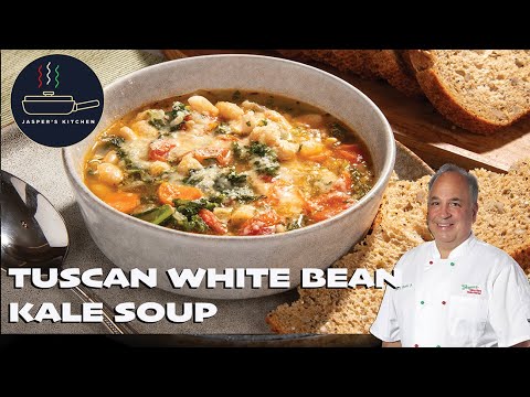 Jaspers: Tuscan White Bean and Kale Soup 🍲🥬