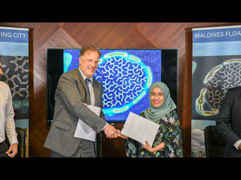 Maldives🇲🇻 building floating city due to climate change| world's first true floating island city