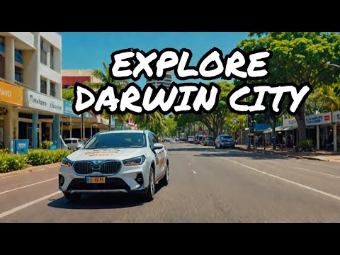 4K Darwin City Driving Tour | Explore from Darwin City to International Airport, Australia