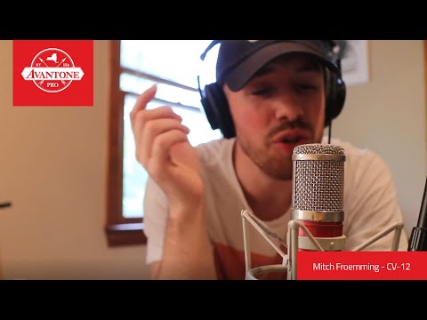 Mitch Froemming records "Told You So" (Paramore Cover) with the CV-12 Tube Condenser Microphone.