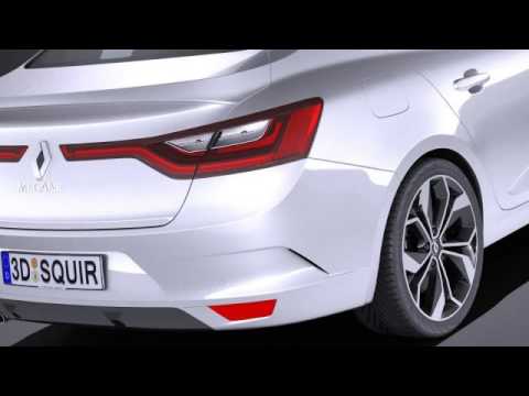 3D Model Renault Megane Sedan 2017 at 3DExport.com