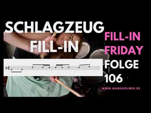 Fill-In Friday Folge 106 🎶 Rhythmisches Schlagzeug Fill-In ohne Becken [Roland E-Drums]