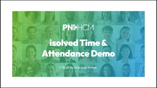 isolved Time & Attendance - Employee Experience Demo | Powered by PNI•HCM