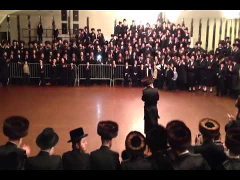 Veiner Rav dancing Mitzvah Dance by grandaughters wedding. Part 1