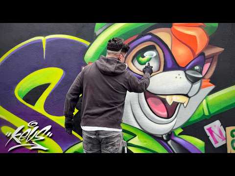 How I Spray Paint Graffiti Letters and Characters