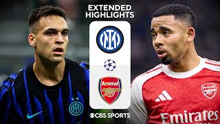 Inter vs. Arsenal: Extended Highlights | UCL League Phase MD 7 | CBS Sports Golazo