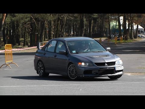 Piotr Brzoskowski, Mitsubishi Lancer Evo IX - IV SuperOES Tor Poznań - 07.04.2018