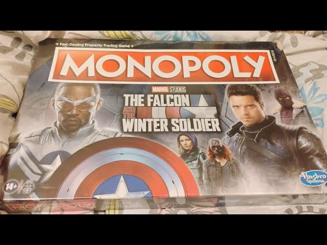 Vídeo relacionado con Hasbro- Monopoly Marvel Studios Falcon and The Winter Soldier Edition-Juego de Mesa para 2-6 Jugadores a Partir de 14 años (versión Inglesa), Multicolor (F5851UE2)