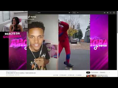 GIOVANNA REAGINDO OS MELHORES TIK TOK DE COMÉDIA - TENTE NÃO RIR! #99