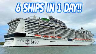 6 Ship Sail Away | Port Canaveral | Mardi Gras, Disney Treasure, MSC Grandiosa & More