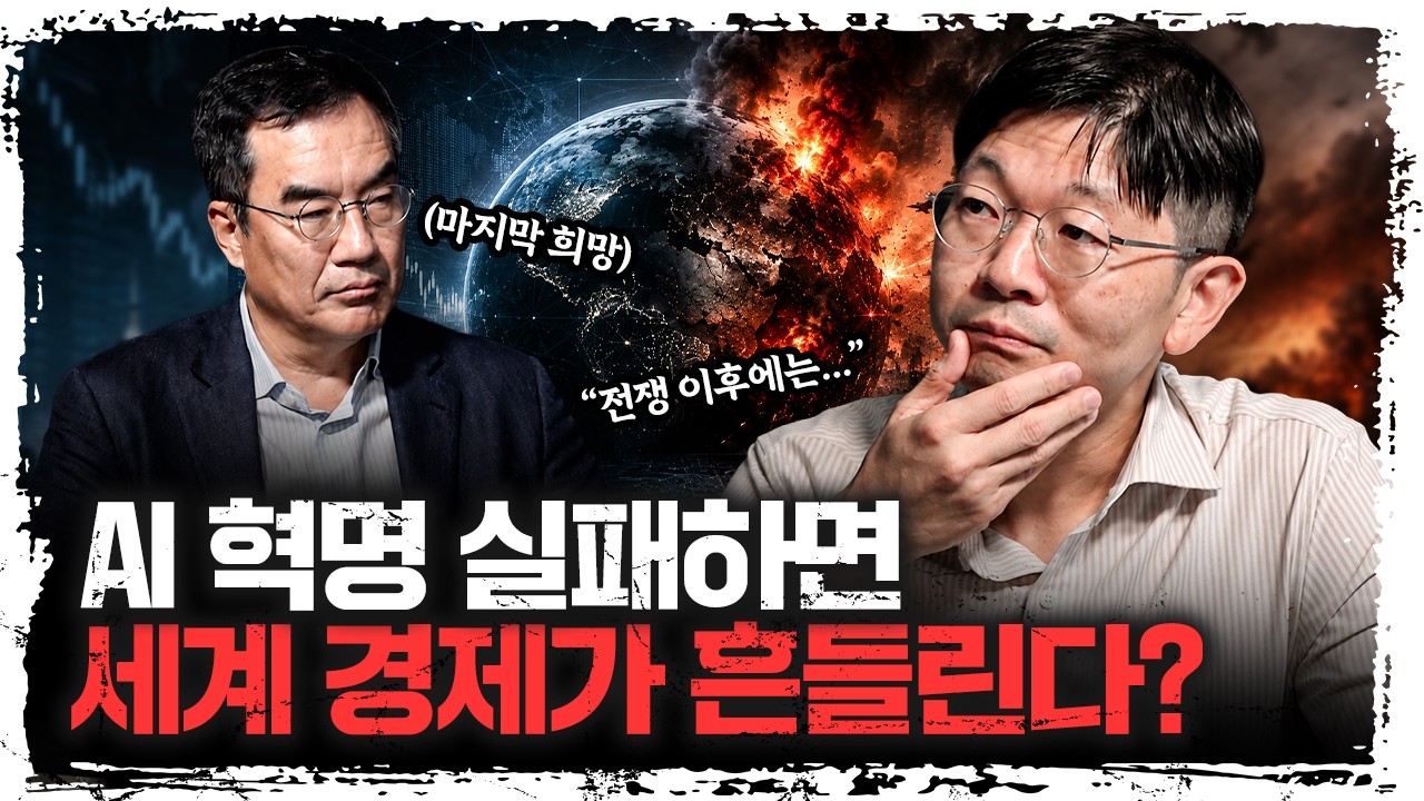 AI 혁명이 실패하는 순간, 세계 경제는 흔들립니다 | 오건영 신한은행 프리미어 패스파인더 단장 [주말인?