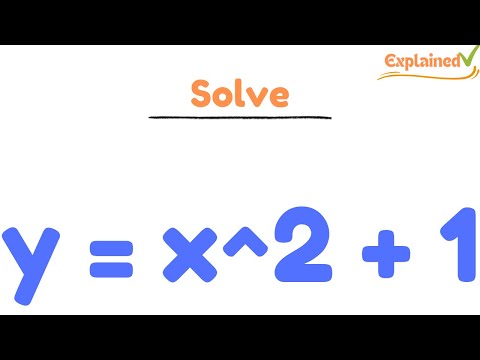 y = x^2 + 1, find different parametric equations.