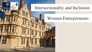 Intersectionality and Inclusion - Women Entrepreneurs video