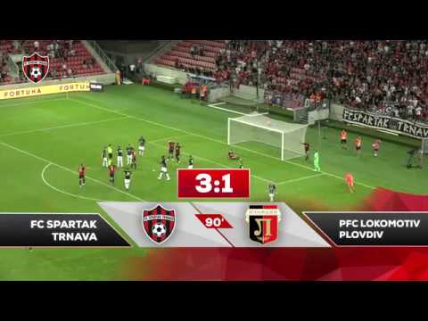FC Spartak Trnava vs PFC Lokomotiv Plovdiv 3-1 #UE...