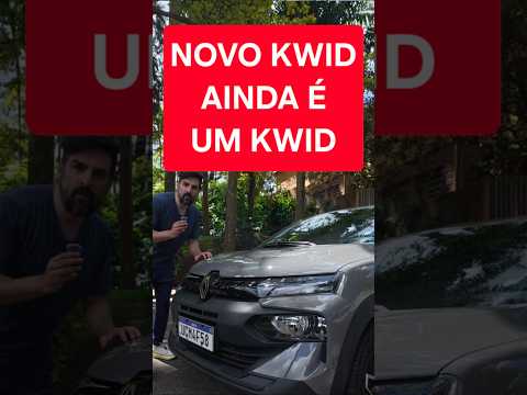 NOVO KWID É O MELHOR KWID JÁ FEITO