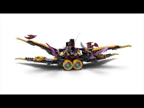 LEGO NINJAGO Ras and Arins Super Storm Jet Toy 71833 building
