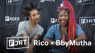 When BbyMutha Met Rico Nasty - FADER FORT 2018