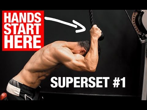 The BEST Triceps Supersets (SLEEVE BUSTERS!)