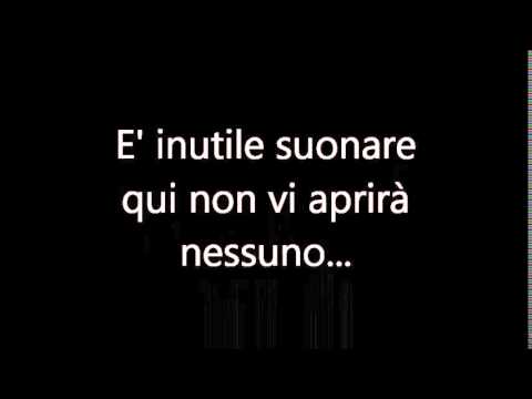 E' inutile suonare qui non vi aprirà nessuno