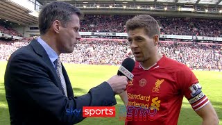 Carra with Stevie G