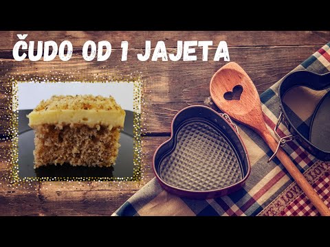 Čudo od 1 jajeta -  fini kolač gotov u 30 minuta
