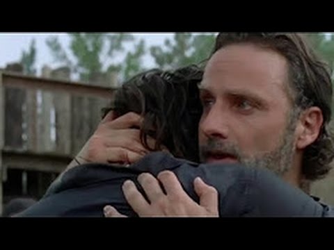 The Walking Dead 7x08 Ending  Group Reunites  Rick & Daryl Hug