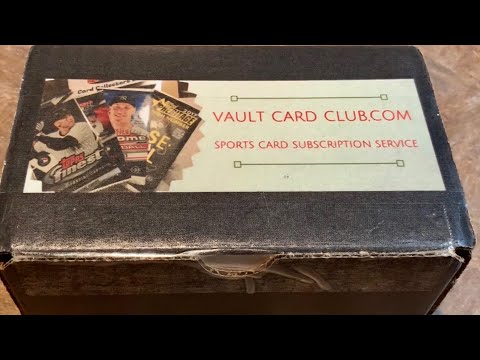 VAULT CARD CLUB CLASSIC SUBSCRIPTION BASEBALL CARD BOX OPENING!