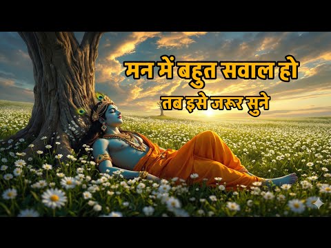 ज्यादा सोचनेवाले एक बार जरूर सुने ! Bhgwat Geeta Saar in 60 Minutes | Best Krishna Motivational Vani