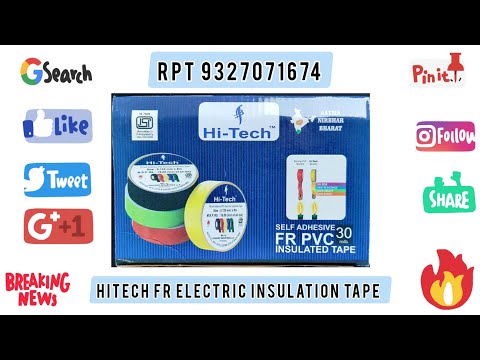 Hi-tech Fr Self Adhesive Electrical Insulation Tape