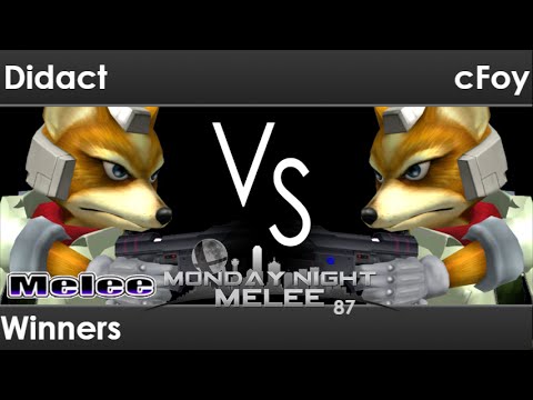 MNM 87 - SWG | Didact (Fox) vs cFoy (Fox) Winners - Melee