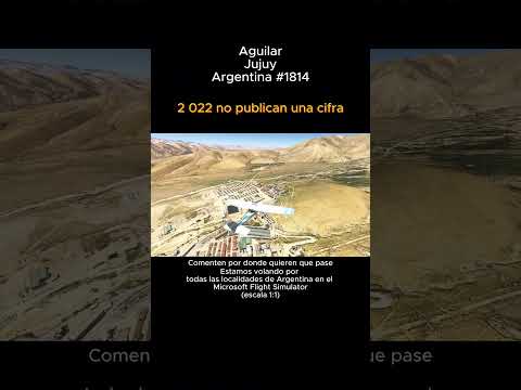 Aguilar, Jujuy desde el Microsoft Flight Simulator #aguilar #jujuy #argentina #msfs2024