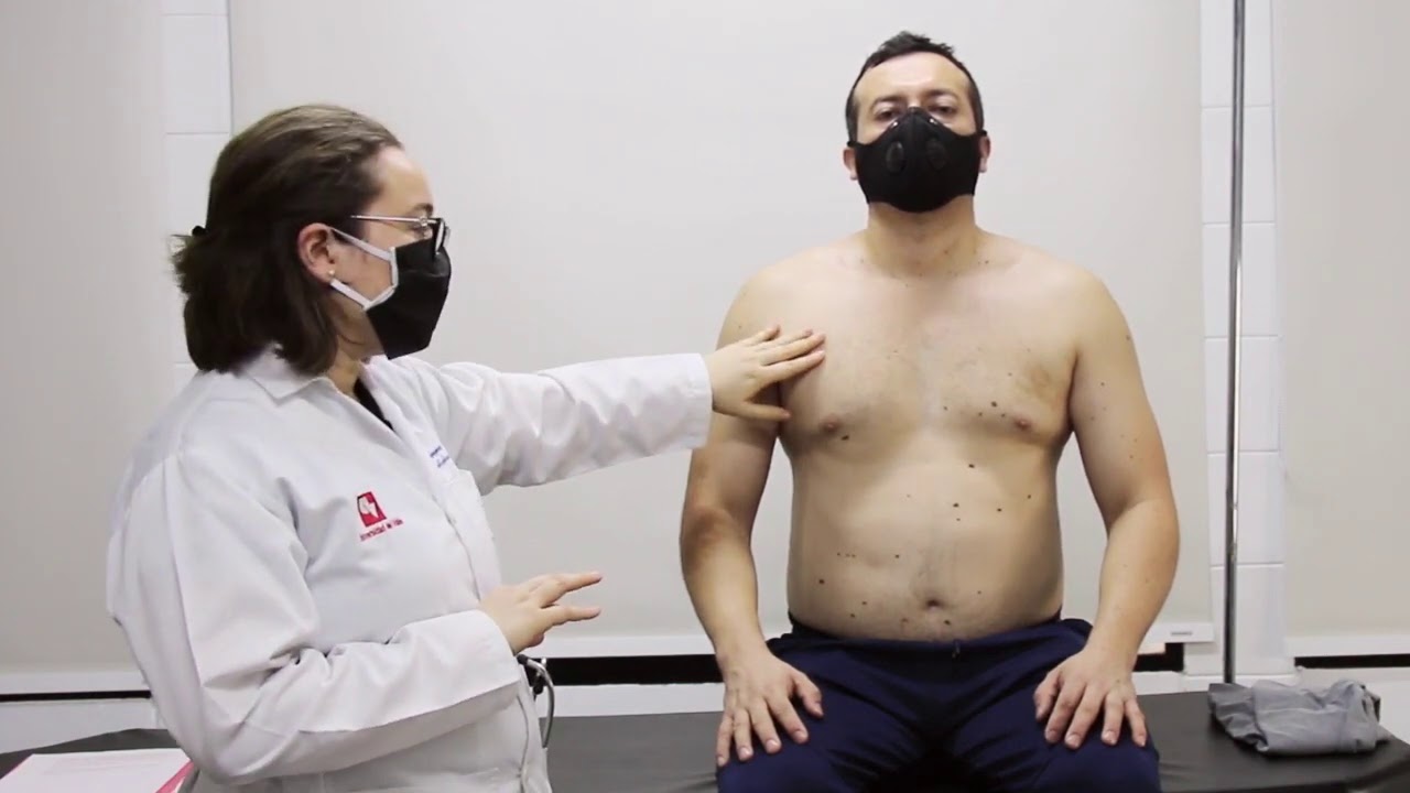 Secuencia examen físico. Evaluación sistema respiratorio