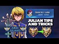 JULIAN TIPS AND TRICKS 2025 Julian Best Build 2025 Mobile Legends