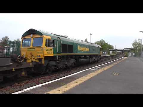 66533 454T Southampton M C T    Wentloog Freightliners 166203 2K01 Severn Beach - Bristol Temple