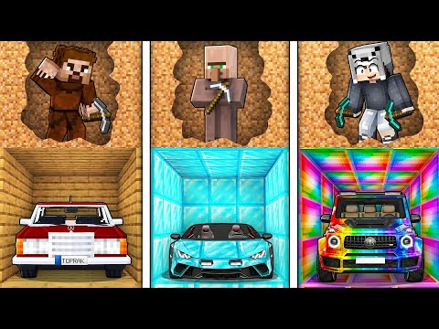 ZENGİN VS FAKİR MİLYONER ARABA MADENİ MEDENİYETİ - Minecraft