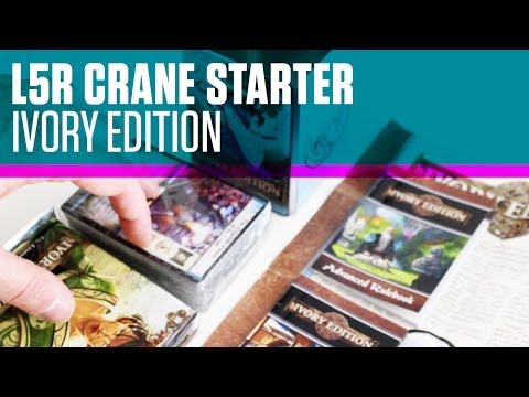 L5R CCG Ivory Edition Crane Starter Unboxing 