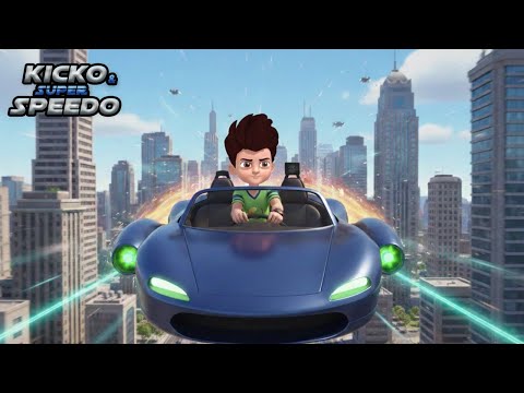Kicko और Flying Car Ka Adventure | Funny Cartoon | Kicko & Super Speedo