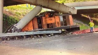 Weird & Unusual Railroad Action!  Derailments, Train Wrecks,Crossing Malfunctions Etc!