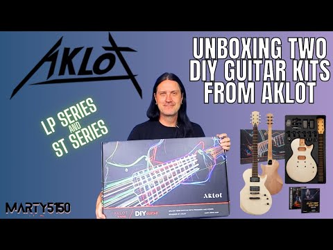 Unboxing Two DIY Guitar Kits From Aklot - LP (Les Paul) and ST (Strat) Series - These Are Awesome!