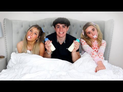 I BECAME A "BABY" FOR THE DAY!! 🍼🎀 Ft. Jentzen & Elliana Walmsley