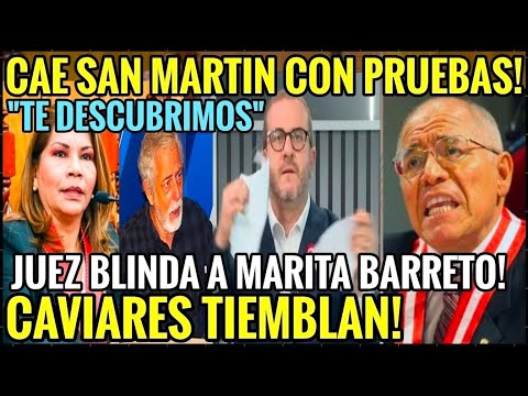 ATRAPADO! Cesar San Martin CAE BLINDANDO a Marita Barreto por millonario DESBALANCE! Gustavo Gorriti