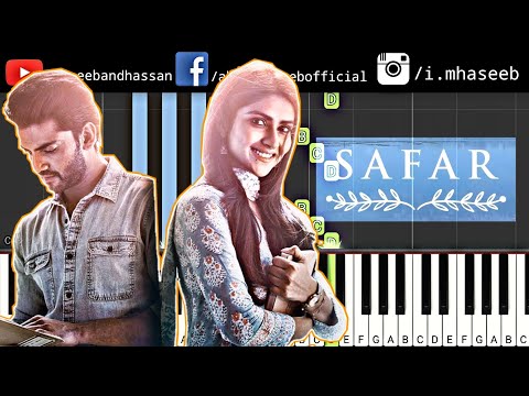 Notebook: Safar Song Piano Tutorial | Zaheer Iqbal | Mohit Chauhan | Download Free Midi Video