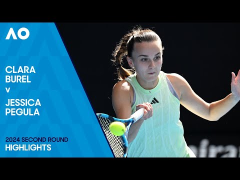 Clara Burel v Jessica Pegula Highlights | Australian Open 2024 Second Round