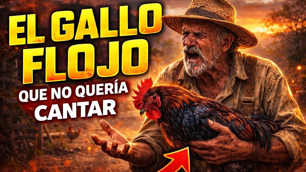 EL GALLO FLOJO QUE NO QUERÍA CANTAR #angelruizcuentos 