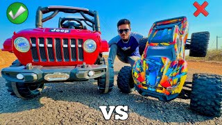RC Jeep 10,000 rs Vs 1,00,000 rs Car Unboxing & Testing - Chatpat toy TV