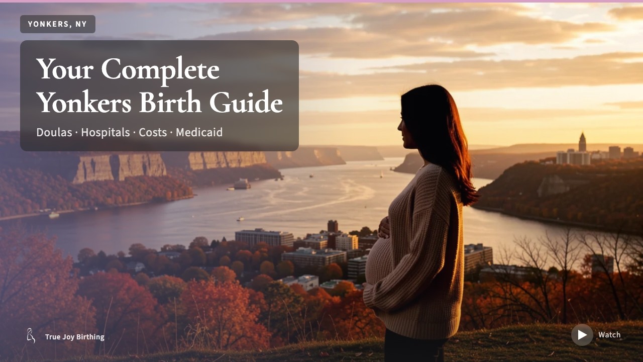 Yonkers NY Doula & Birth Plan Guide: Costs, Hospitals & Medicaid (First-Time Mom) — press play to watch