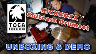 Video thumbnail for TOCA Kickboxx™ Suitcase Drum Set unboxing (2nd attempt) by videotampa