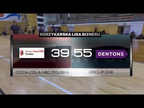 Coca-Cola HBC Polska vs Dentons - I kolejka - I Liga Warszawa - Koszykarska Liga Biznesu